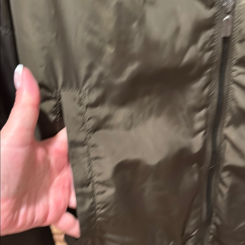 ZARA Men's Olive Bomber Jacket - Picture 4 of 5